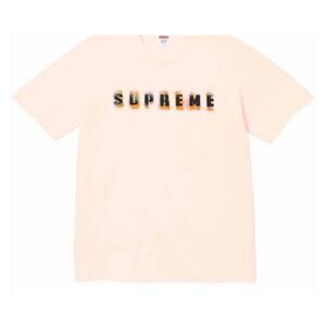 Supreme Stencil Tee 'Pale Pink' *Short Sleeve T-Shirt *NEW*Size L